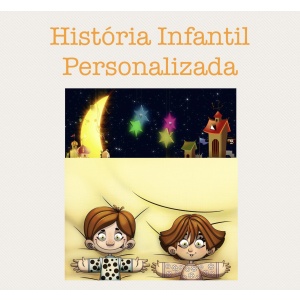 História infantil personalizada (gravada)