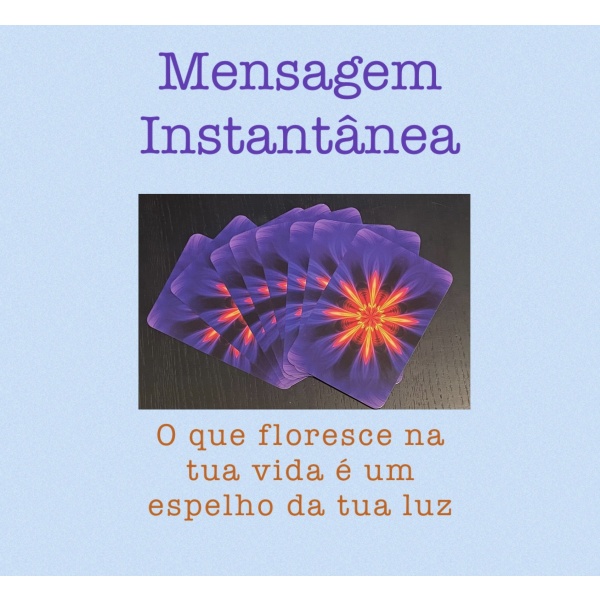 Leitura Intuitiva de Cartas - Leitura Instantânea (gravada)
