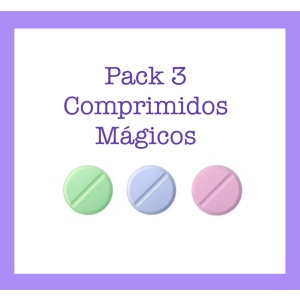 Pack 3 comprimidos mágicos unidose